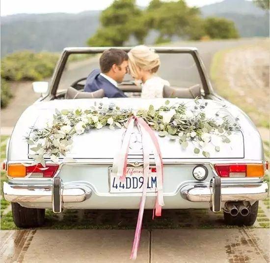 婚车装饰扎花方法教程